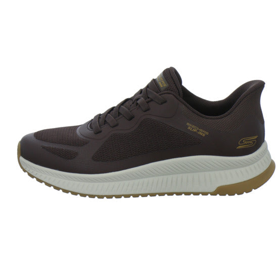 Skechers Sneaker Herren Bobs Slip-Ins Dunkelbraun