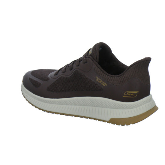 Skechers Sneaker Herren Bobs Slip-Ins Dunkelbraun