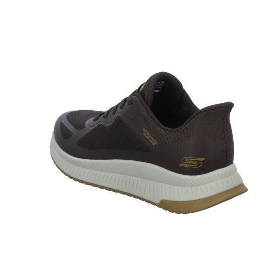 Skechers Sneaker Herren Bobs Slip-Ins Dunkelbraun