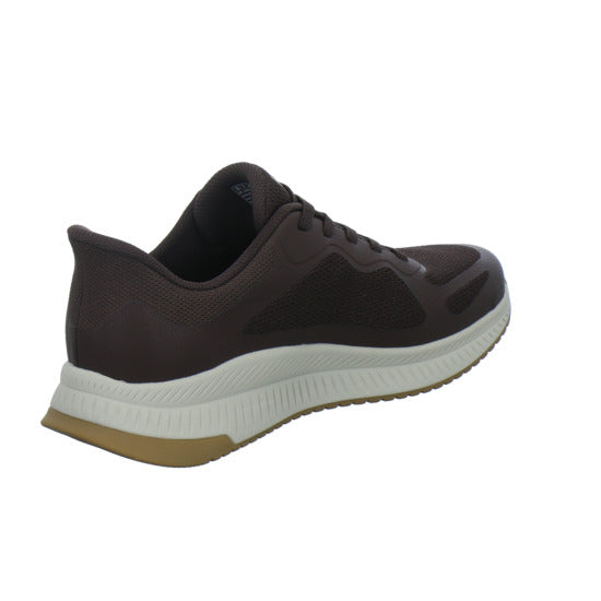 Skechers Sneaker Herren Bobs Slip-Ins Dunkelbraun
