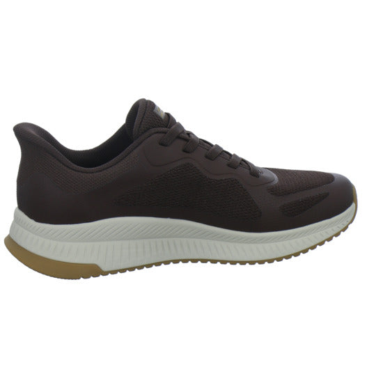 Skechers Sneaker Herren Bobs Slip-Ins Dunkelbraun