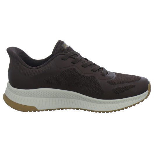 Skechers Sneaker Herren Bobs Slip-Ins Dunkelbraun