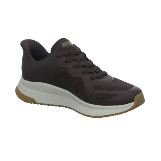 Skechers Sneaker Herren Bobs Slip-Ins Dunkelbraun