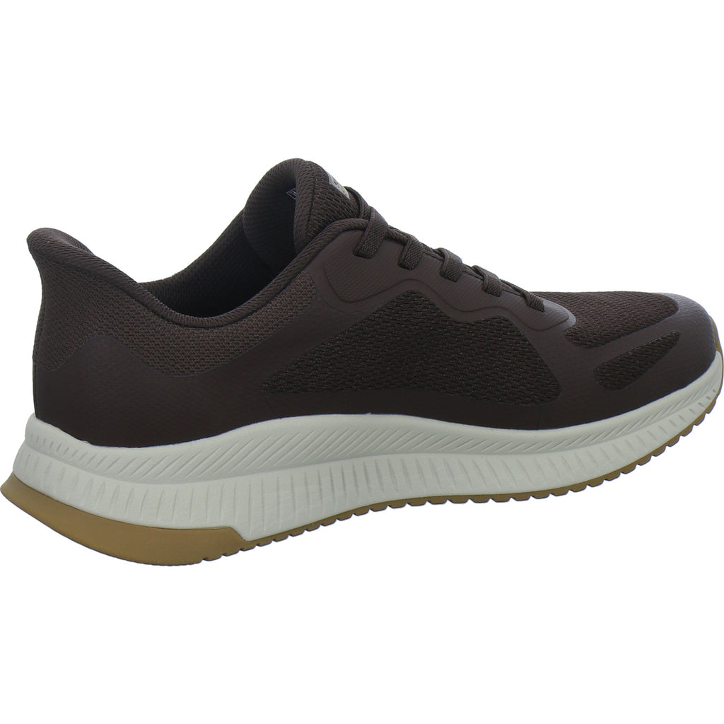 Skechers Sneaker Herren Bobs Slip-Ins Dunkelbraun
