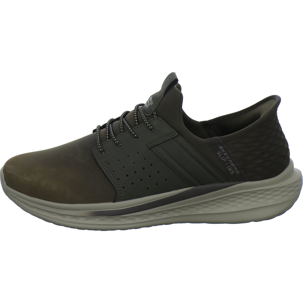 Skechers Sneaker Herren Slip Ins Dunkelbraun