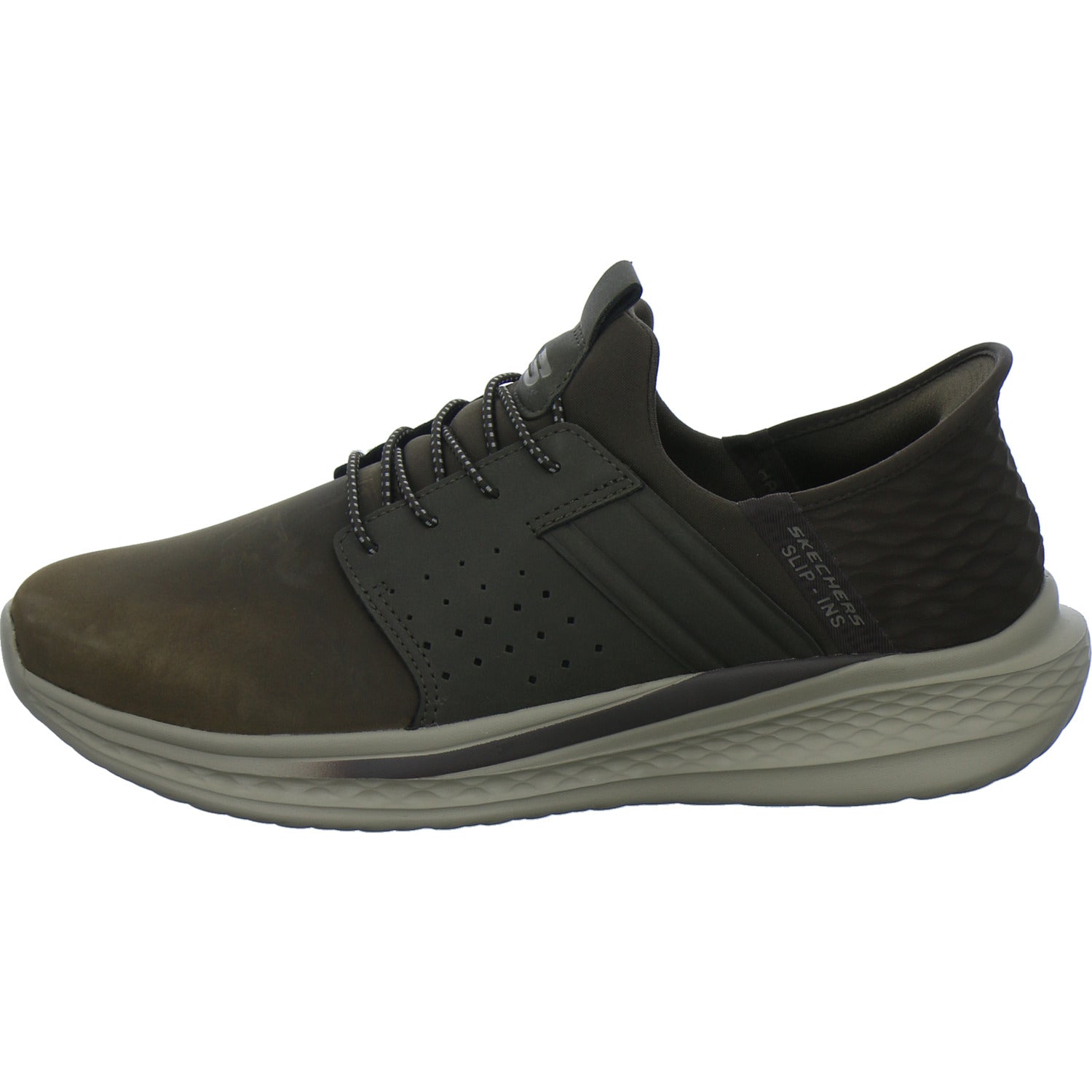 Skechers Sneaker Herren Slip Ins Dunkelbraun