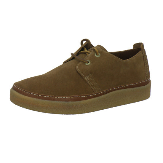 Clarks Clarkwood Low Schnürhalbschuhe Mittelbraun - 360° Ansicht