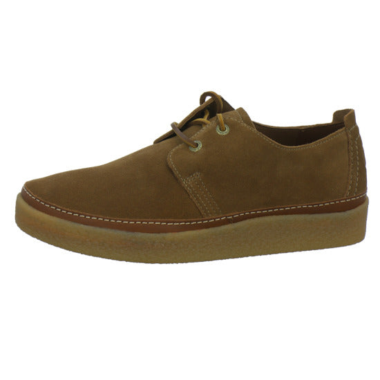 Clarks Clarkwood Low Schnürhalbschuhe Mittelbraun - 360° Ansicht