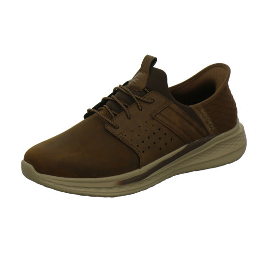 Skechers Slip Ins Schnürhalbschuhe Mittelbraun