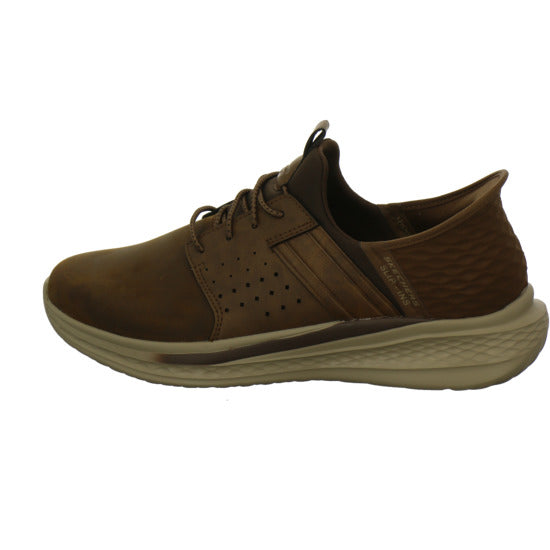 Skechers Slip Ins Schnürhalbschuhe Mittelbraun