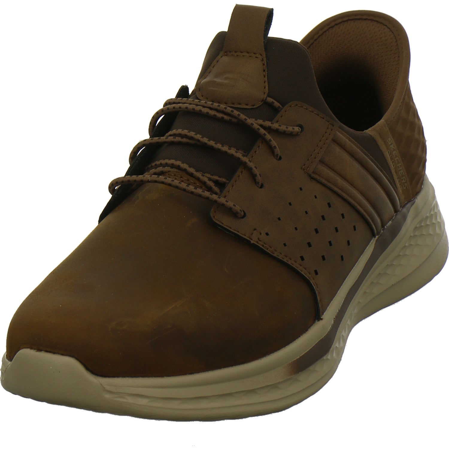 Skechers Slip Ins Schnürhalbschuhe Mittelbraun