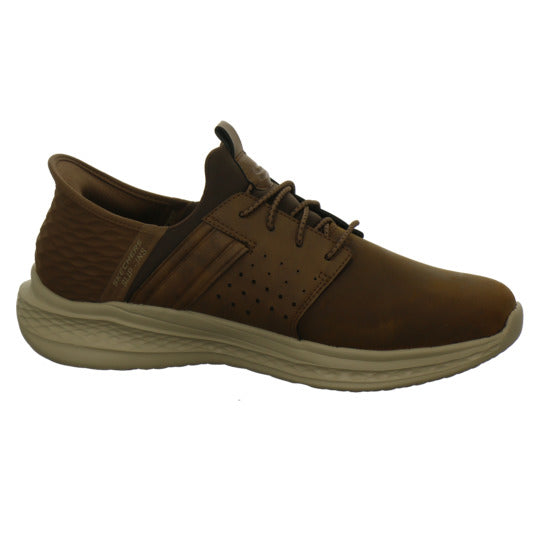 Skechers Slip Ins Schnürhalbschuhe Mittelbraun