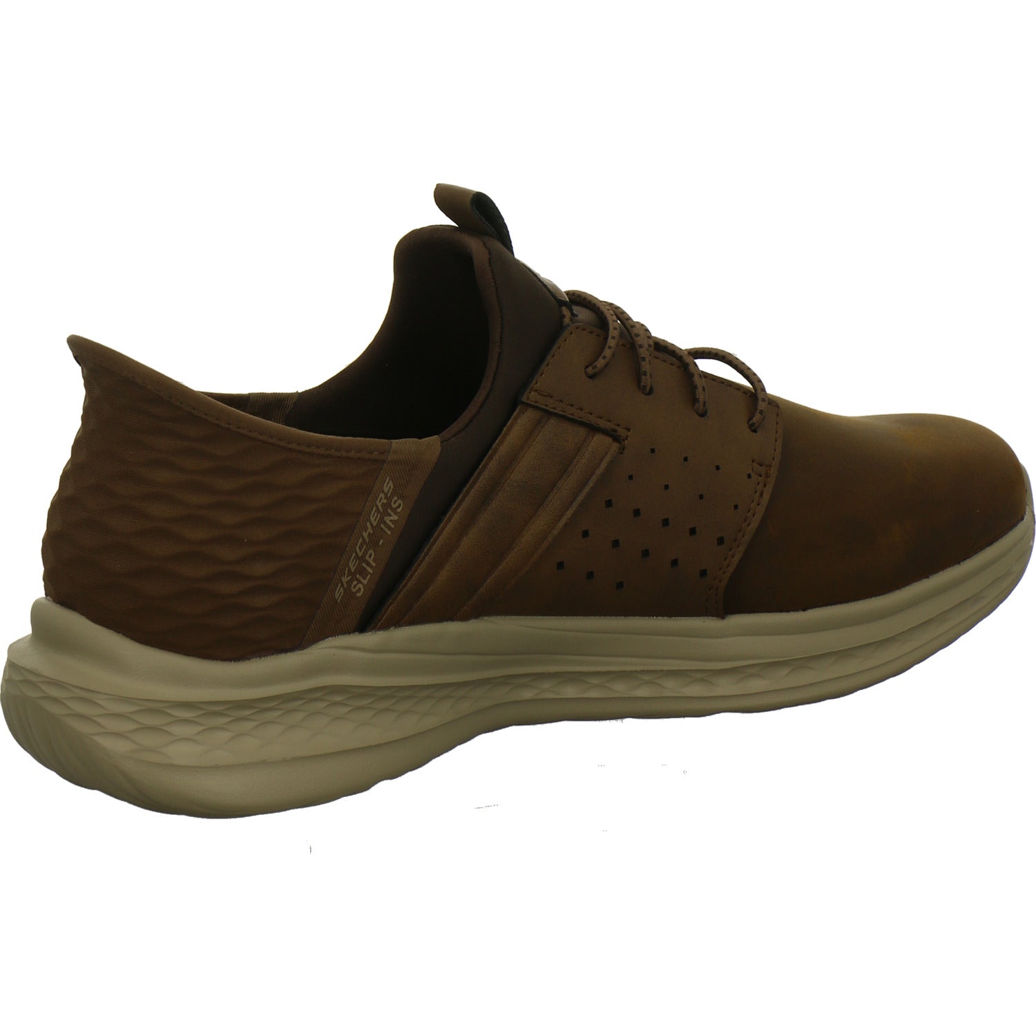 Skechers Slip Ins Schnürhalbschuhe Mittelbraun