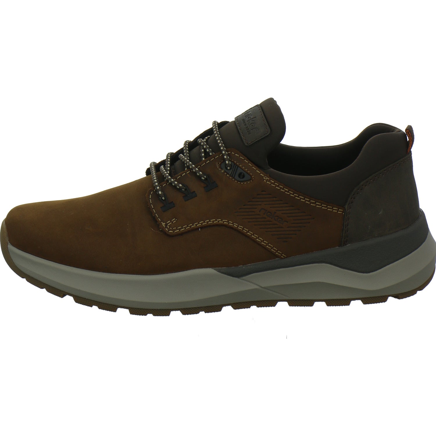 Rieker Schnürhalbschuhe Mittelbraun