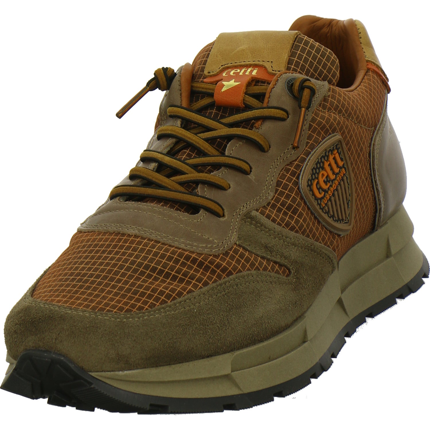 Cetti Schnürhalbschuhe Mittelbraun