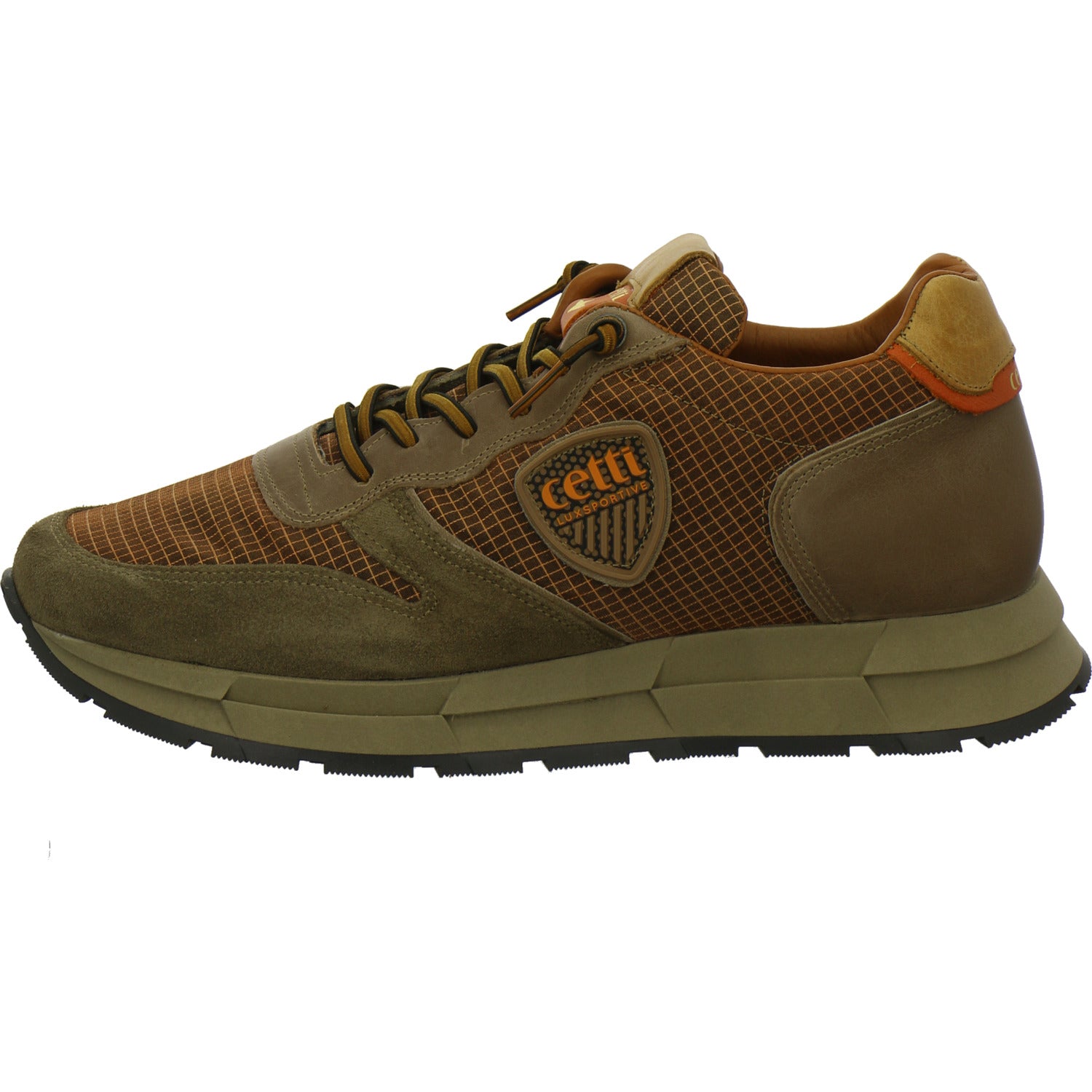 Cetti Schnürhalbschuhe Mittelbraun