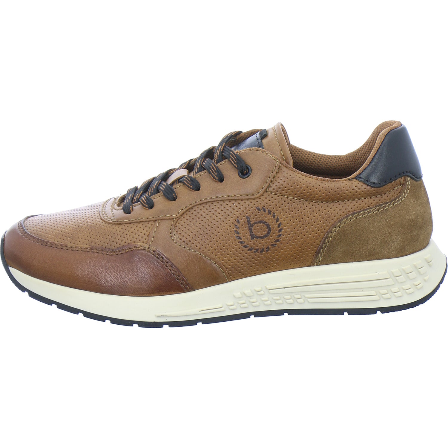 Bugatti Classic Sneaker Herren Rough Mittelbraun