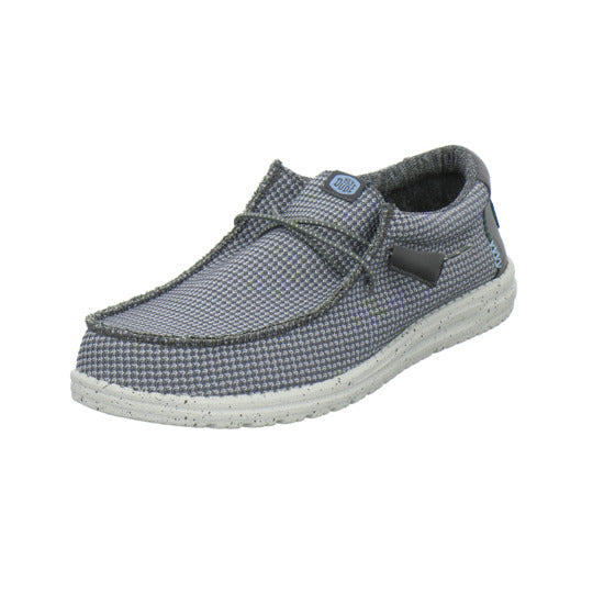 Hey Dude Wally Sport Mesh Schnürhalbschuhe Anthrazit - 360° Ansicht