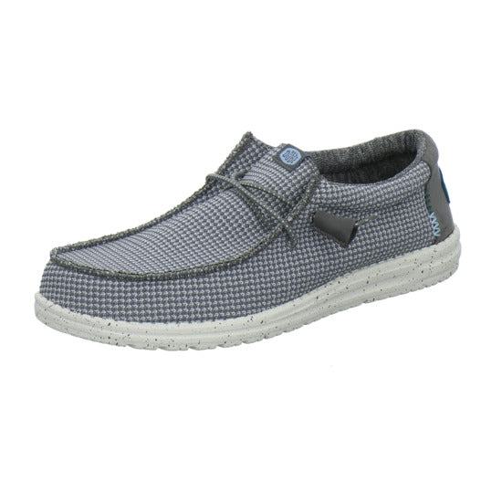 Hey Dude Wally Sport Mesh Schnürhalbschuhe Anthrazit - 360° Ansicht