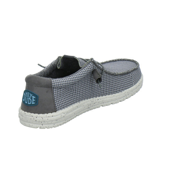 Hey Dude Wally Sport Mesh Schnürhalbschuhe Anthrazit - 360° Ansicht