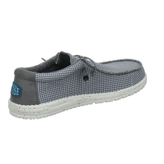 Hey Dude Wally Sport Mesh Schnürhalbschuhe Anthrazit - 360° Ansicht