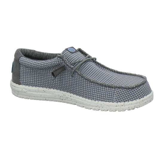Hey Dude Wally Sport Mesh Schnürhalbschuhe Anthrazit - 360° Ansicht