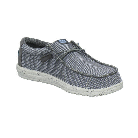 Hey Dude Wally Sport Mesh Schnürhalbschuhe Anthrazit - 360° Ansicht