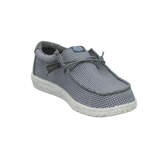 Hey Dude Wally Sport Mesh Schnürhalbschuhe Anthrazit - 360° Ansicht