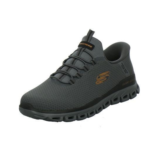 Skechers Slip Ins Schnürhalbschuhe Anthrazit - 360° Ansicht