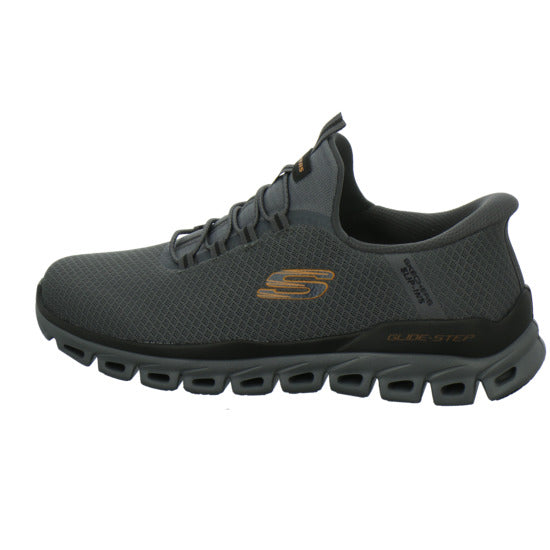 Skechers Slip Ins Schnürhalbschuhe Anthrazit - 360° Ansicht