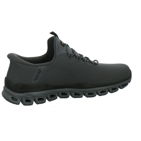 Skechers Slip Ins Schnürhalbschuhe Anthrazit - 360° Ansicht
