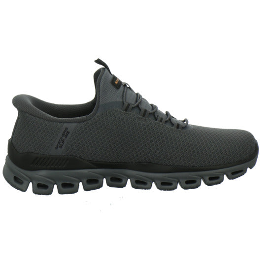 Skechers Slip Ins Schnürhalbschuhe Anthrazit - 360° Ansicht