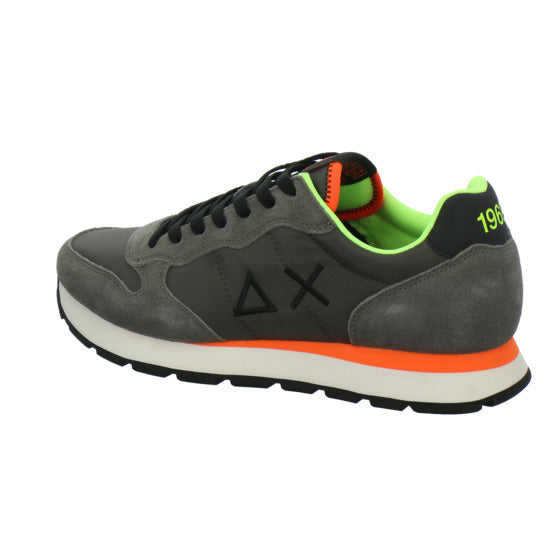 SUN68 Sneaker Herren Tom Fluo Anthrazit