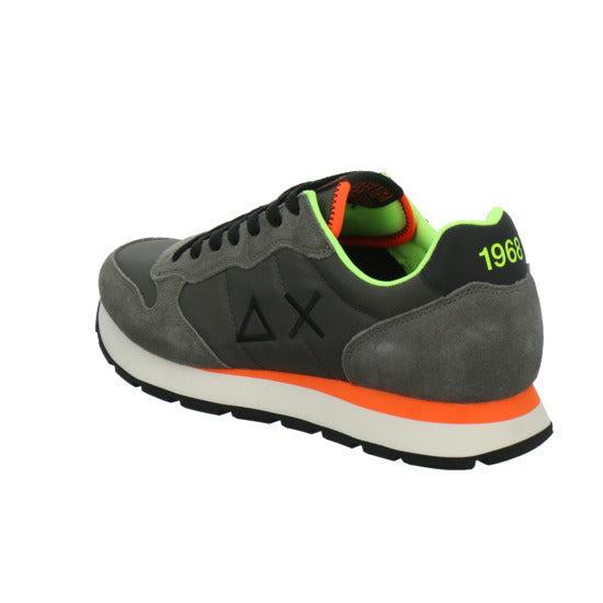 SUN68 Sneaker Herren Tom Fluo Anthrazit