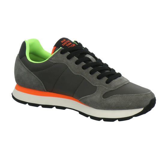 SUN68 Sneaker Herren Tom Fluo Anthrazit