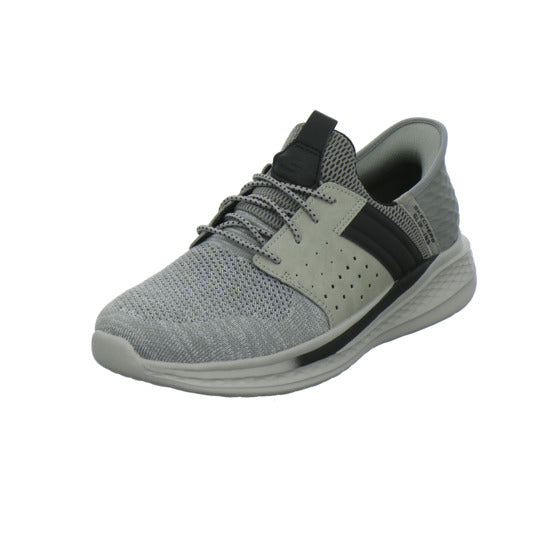 Skechers SLIP INS SLADE Schnürhalbschuhe Hellgrau - 360° Ansicht
