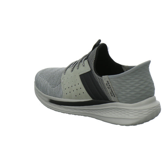 Skechers SLIP INS SLADE Schnürhalbschuhe Hellgrau - 360° Ansicht