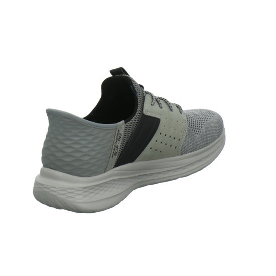 Skechers SLIP INS SLADE Schnürhalbschuhe Hellgrau - 360° Ansicht