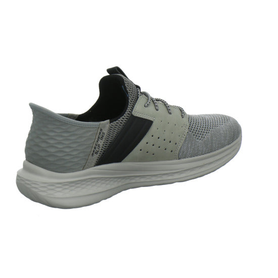 Skechers SLIP INS SLADE Schnürhalbschuhe Hellgrau - 360° Ansicht