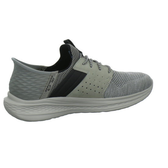 Skechers SLIP INS SLADE Schnürhalbschuhe Hellgrau - 360° Ansicht