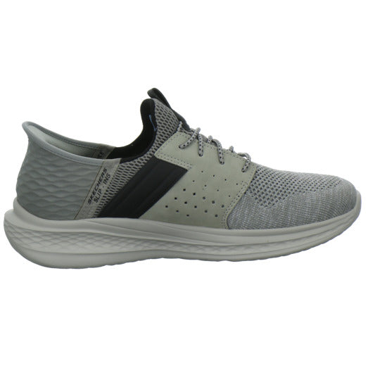 Skechers SLIP INS SLADE Schnürhalbschuhe Hellgrau - 360° Ansicht