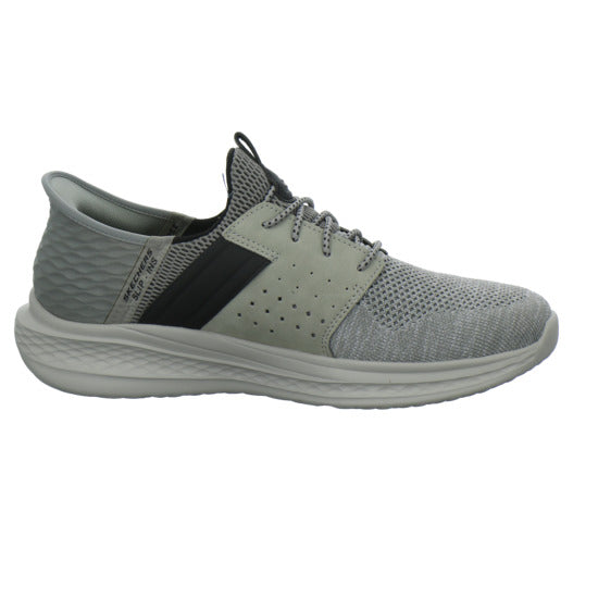 Skechers SLIP INS SLADE Schnürhalbschuhe Hellgrau - 360° Ansicht