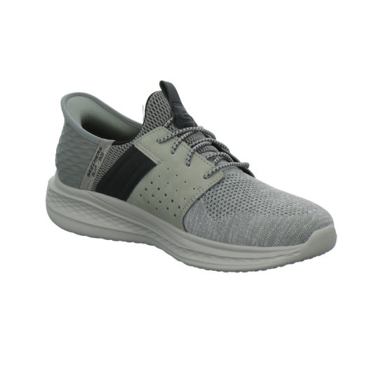 Skechers SLIP INS SLADE Schnürhalbschuhe Hellgrau - 360° Ansicht