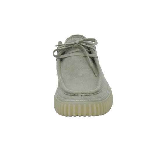 Clarks Torhill Schnürhalbschuhe Hellgrau - 360° Ansicht