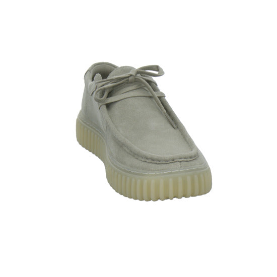 Clarks Torhill Schnürhalbschuhe Hellgrau - 360° Ansicht