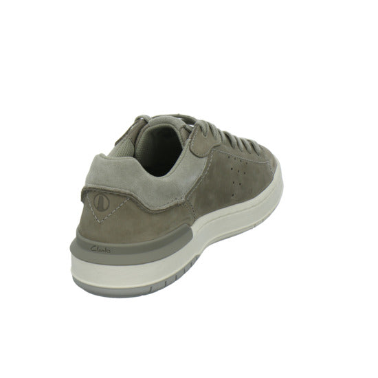 Clarks Courtlite 2 Run Schnürhalbschuhe Hellgrau - 360° Ansicht