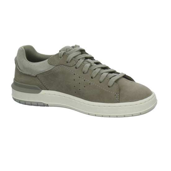 Clarks Courtlite 2 Run Schnürhalbschuhe Hellgrau - 360° Ansicht