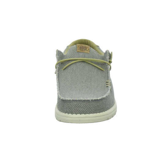 Hey Dude Sneaker Herren Wally Braided Hellgrau