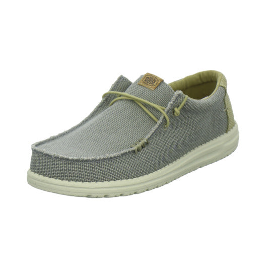 Hey Dude Sneaker Herren Wally Braided Hellgrau