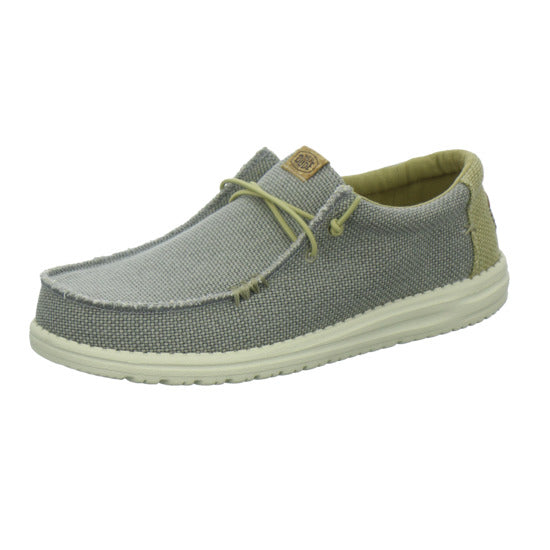 Hey Dude Sneaker Herren Wally Braided Hellgrau